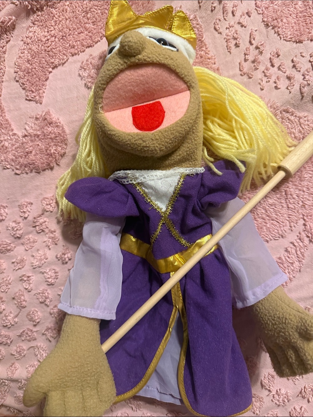 Melissa & Doug Purple and Gold Princess Hand Puppet